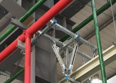 石河子该抗震支架的整体式支吊架结构协调性好